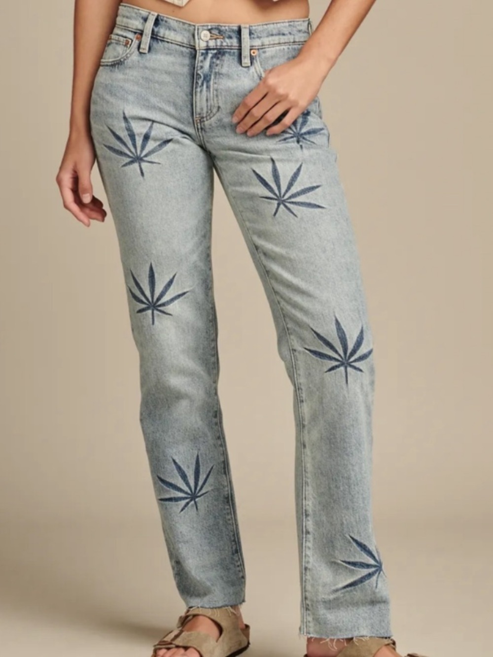 Lucky Brand Legend Easy Rider Boot Highest Quality w Pot Leaf Print in Alcapulco
